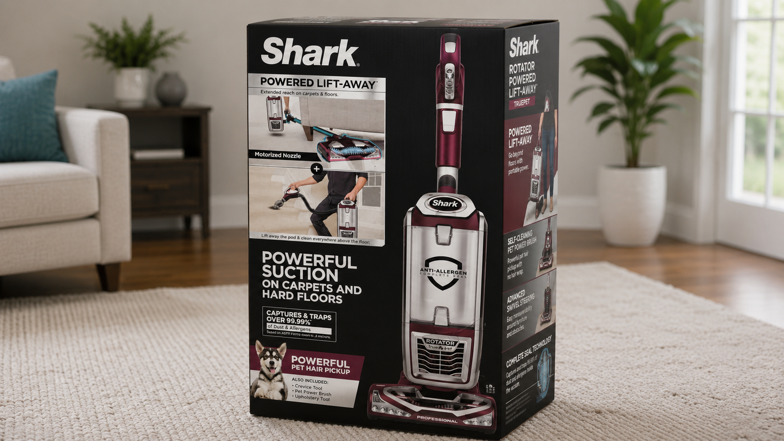 Shark NV752 Rotator Powered Lift-Away TruePet vacuum cleaner